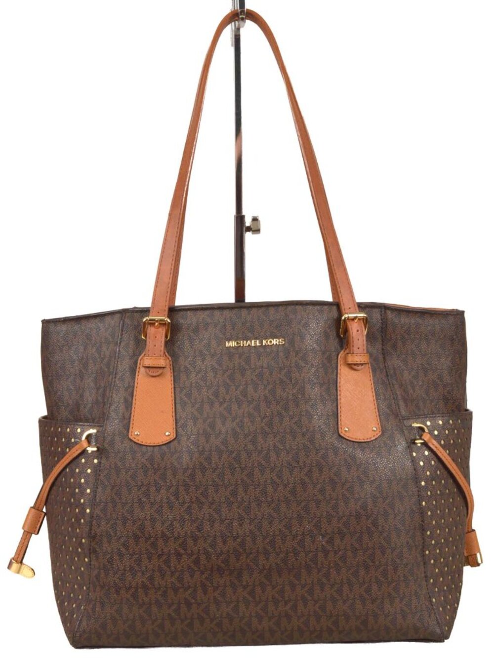 Michael Kors Voyager EW Signature Tote Bag (Straps Replaced)
